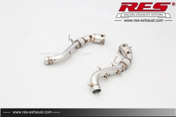 570S   All SS304 / Decat (Catless) Downpipe
